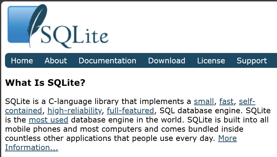 Download SQLite